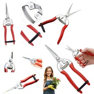 SEKATOR NOŻYCE OGRODOWY DO CIĘCIA GAŁĘZI KWIATÓW KRZEWÓW STALOWY RĘCZNY