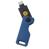 Lock Nest Orbit Etui YubiKey 5/5C USB-A C Case Premium blue + Ebook GRATIS