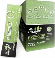 Elektrolity JUNIOR Lemoniada 4,8g x 40 NAWODNIENIE Magnez Potas | ALINESS