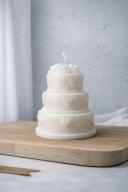 Świeca sojowa Tort piętrowy duży urodziny | noya