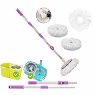 Mop Obrotowy ARSUK 360°, Teleskopowy, z Mikrofibry