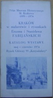 ERAZM I STANISŁAW FABIAŃSCY -katalog wystawy -folder
