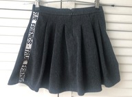 ZARA plisowana spódnica spódniczka z napisem lampasem 128