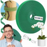 TAŚMA Z RZEPEM DO ROŚLIN BEGRIS DO PODWIĄZYWANIA 5 METRÓW 1 CM ZIELONA