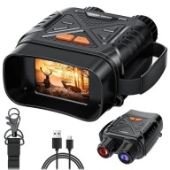 Lornetka Noktowizyjna 1080P IR 800m Zoom 10x Ekran 2.8'' Nagrywanie Kemping