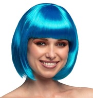 Peruka Blue Niebieska / Kostium Strój Karnawałowy / Dla Dorosłych