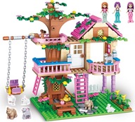 DOMEK NA DRZEWIE KLOCKI 504 EL FRIENDS DLA DZIEWCZYNEK DOM PRZYJAŹNI