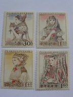 Czechosłowacja - Stroje ludowe - Mi. 994-97 **