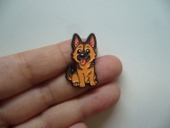 PIN PRZYPINKA BROSZKA PIES PIESEK OWCZAREK NIEMIECKI