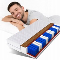 MATERAC ANTYALERGICZNY DWUSTRONNY 200X90CM POCKET 7 STREF 14CM PIKOWANY