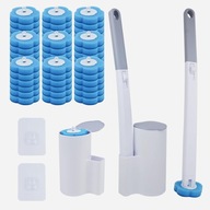 JEDNORAZOWA SZCZOTKA DO CZYSZCZENIA TOALETY WC ZESTAW 2 SZCZOTEK+ 54 WKŁADY