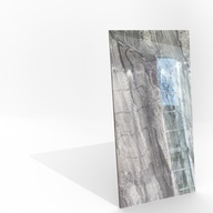 Gres marmur grafitowy 120x60 cm | połysk | duży format | premium stone look