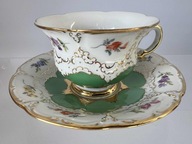 Miśnia filiżanka do mokki zielona seria B-Form Meissen cudeńko!