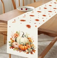 JESIENNY BIEŻNIK NA STÓŁ 33X183 CM. PREMIUM JESIEŃ DYNIE vintage