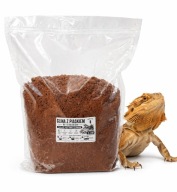 Podłoże do Agamy do Terrarium Glina z Piaskiem Czerwone ! BEZPIECZNE 5L