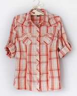 Damska Koszula Denim w Kratę**Klasyczna VINTAGE Soccx**40/L