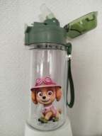 Bidon| Butelka 550 ml| Ze słomką| Psi Patrol| Zielony| Sky| AS