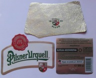 ETYKIETA PIWO PILSNER URQUELL BROWAR POZNAŃ + OWIJKA I KONTRA