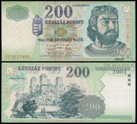 BNA - WĘGRY 200 Forintów 1998 FF 9177481 # P178 # VF+