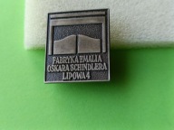 Oryg Odznaka- FABRYKA EMALIA OSKARA SCHINDLERA- Muzeum Histor. m Krakowa