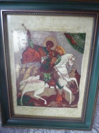 Obraz na porcelanie Św.Jerzy Heinriech seria limitowana