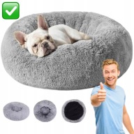 LEGOWISKO PLUSZOWE DLA PSA KOTA POSŁANIE KOJEC PODUSZKA OKRĄGŁE MERSJO 60cm