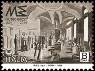 Włochy 2024 Znaczek 4723 ** muzeum egipskie Egipt archeologia starożytność