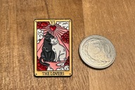 Pin przypinka Lovers dwa koty