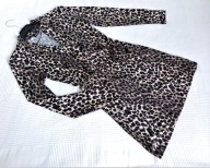 tunika sukienka kopertowa panterka KappAhl S cudna