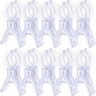 KLIPSY DO BALONÓW 10 SZT 8 CM PRZEZROCZYSTE MOCNE DO LUKU DEKORACJE IMPREZA