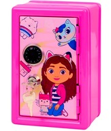 Skarbonka Mini Sejf Biurko Kasetka Pancerna Szyfr Kluczyk KOCI DOMEK GABI