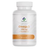Suplement diety MedFuture Omega 3 1000 mg + D3 2000 IU kapsułki 60 szt.