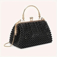 TOREBKA ELEGANCKA LUKSUSOWA MAŁA RĘCZNIE TKANA RETRO LUKSUSOWA BANKIETOWA