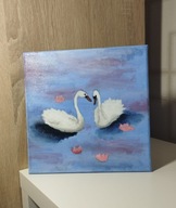 Obraz malowany akwarelami przez 12-letnią dziewczynę w spektrum autyzmu