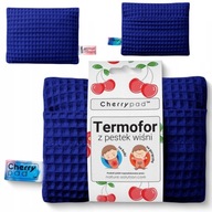 TERMOFOR Z PESTEK WIŚNI NA KOLKI CHERRYPAD NA ZIMĘ PREZENT CIEPŁ DLA DZIECI