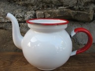 Stary Emaliowany Czajniczek_SILESIA PRL
