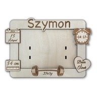 RAMKA METRYCZKA na ZDJĘCIE 10x15cm prezent narodziny chrzest urodziny