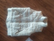 BIAŁA PIKOWANA KAMIZELKA__S