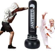 WOREK BOKSERSKI DZIECIĘCY STOJĄCY 180 CM NADMUCHIWANY CZARNY