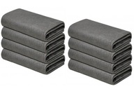 Ścierka mikrofibra (mikrofaza) Vicloon w opakowaniu 8 szt. szary