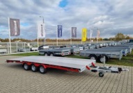 TA-NO Scorpio 55 PREMIUM laweta 3 osiowa 5.5m 3500kg DMC najazdy niski zal