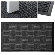 DUŻA WYCIERACZKA WEJŚCIOWA DO BUTÓW PCV POD DRZWI 3D 45X75CM Niski PROFIL