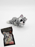 Mini Figurka Szarego Kotka - Fidget Toy Druk 3D