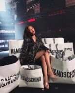 H&M Czarna marynarka klasyczna złote paski 38