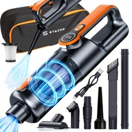 Odkurzacz samochodowy do auta ręczny cyklonowy bezprzewodowy USB 17 kPa