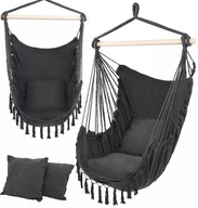 FOTEL WISZĄCY KRZESŁO BRAZYLIJSKIE HUŚTAWKA HAMAK OGRÓD TARAS BALKON BOHO