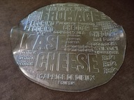 KOSTA BODA PATERA NA SERY SZKŁO GRUBE SZWECJA 32 cm VINTAGE lata 70