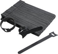 NOWE 100 SZTUK OPASKI KABLOWE REGULOWANE CZARNE 12X150MM JAKOŚĆ AMAZON