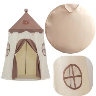 NAMIOT DLA DZIECI TIPI WIGWAM DOMEK DO POKOJU MIŚ BEŻOWY 150CM POKROWIEC CE