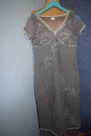 JACQUELINE RIU SUKIENKA LETNIA LNIANA HAFTY I KWIATY _38